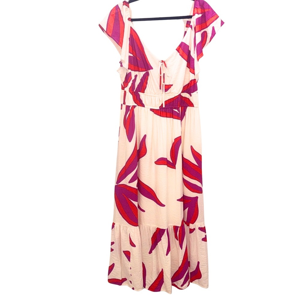 Nine West Floral Print Maxi Women's Dress
